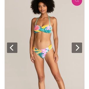 Trina Turk Terra Nostra Twisted Bandeau Bikini Set